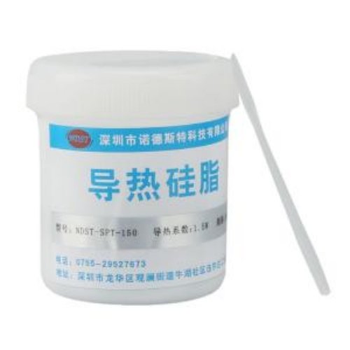 白色导热胶 NDST-SPT-150 导热硅脂100g导热系数1.5W配操作刮勺