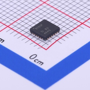 有刷直流电机驱动芯片 DRV8701PRGER 封装 VQFN-24-EP(4x4) 编带
