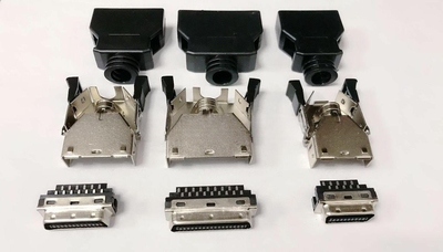 厂家直销 MDR SCSI HPCN 14P 卡扣式 弹片式 弹扣式 贝吉色