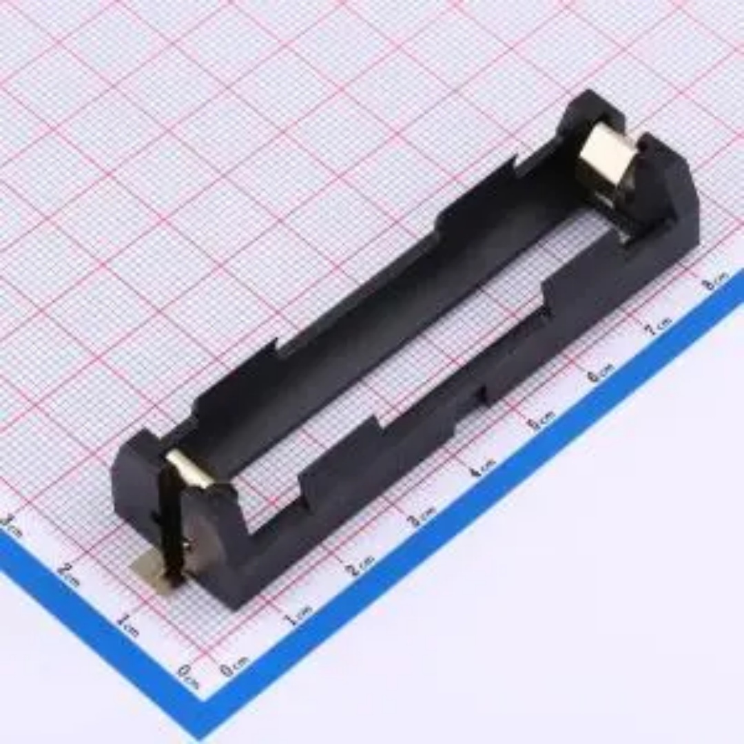 纽扣与条形电池连接器 BH-18650-B1BA002  电池盒 适用电池 18650