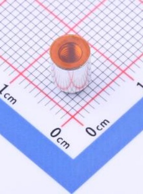 SMTSO3060CTJ 贴片圆螺母电路板表贴柱M3X6铜镀锡M3x5.56xL6+1.53
