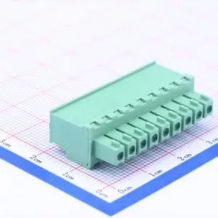 插拔式 3.81mm 每排P数 3.81 1x9P 接线端子 WJ15EDGKB 绿色