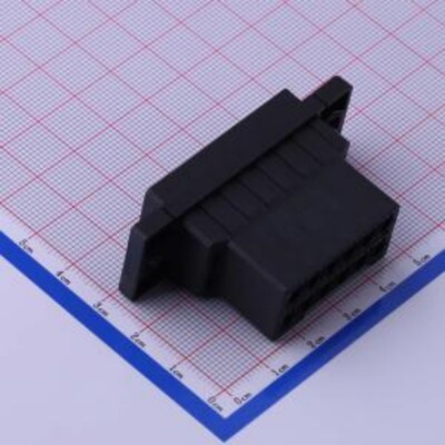 2x6P 5.08mm 胶壳线对板线对线 1-179555-6 封装P=5.08mm不带锁扣
