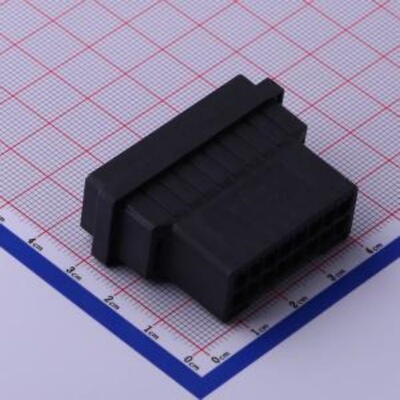 2x8P 3.81mm 胶壳线对板/线对线 178964-7 封装P=3.81mm 不带锁扣