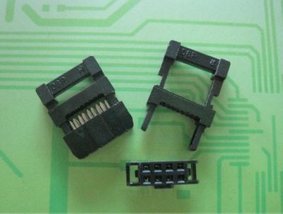 扁平线连接器2.0 FC IDC 压线头 2.0 FC 8P 2*4 间距2.0MM 3件套