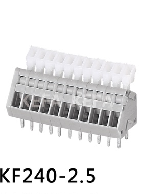 弹簧式PCB接线端子 KF240-2.5/2.54 间距2.5/2.54MM 免螺丝按压式