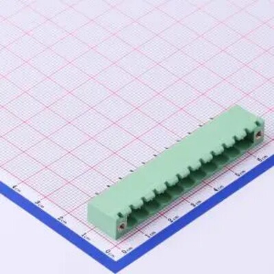 WJ2EDGVM-5.08-11P插拔式 5.08mm螺丝固定接线端子1x11P每排P数11