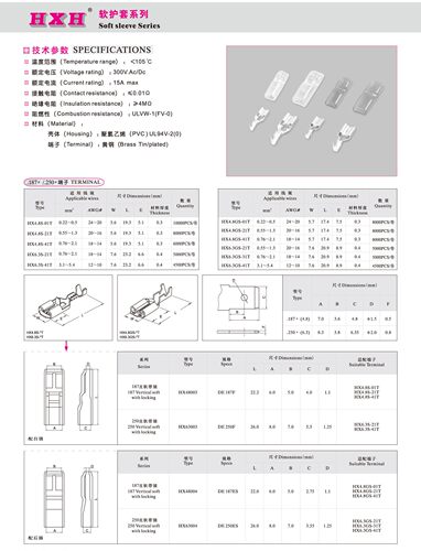 软护套系列(HX48003)-红星连接器 / 100只