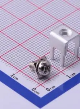 PCB焊接端子 T34008 四脚 M3 二件套  封装 插件 包装 1000个/袋