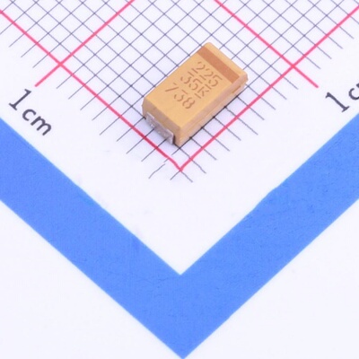 2.2uF ±10% 35V 钽电容 T491C225K035AT 封装 CASE-C-6032 编带