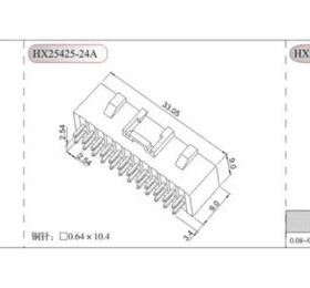 HX25425-24Y-红星连接器 / 100只