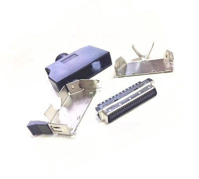 SCSI伺服器连接器卡扣式SM-14P/20P/26P/36P/50PIN焊线公头插头