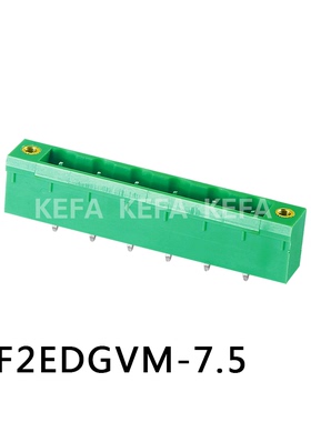 插拔式PCB接线端子 KF2EDGVM-7.5/7.62 带螺丝法兰 间距7.5/7.62