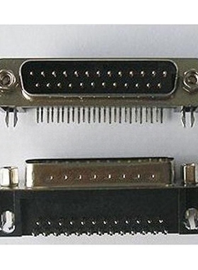 接插件 插座 DR-78P 公/母 焊板式 78P VGA 镀金 DB串口弯座90度