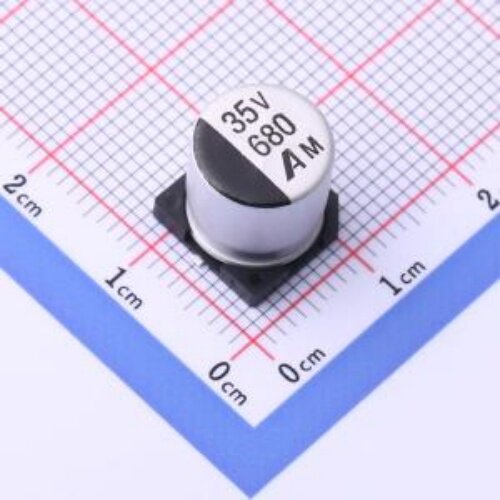 GVM1V681M1010贴片型铝电解电容680uF±20%35V封装SMDD10xL10.5mm