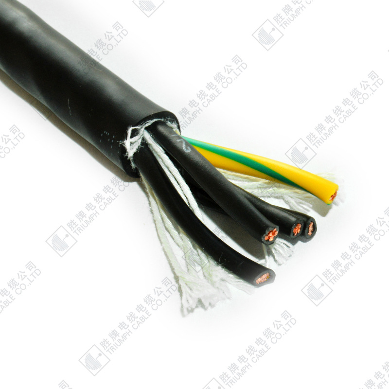 美标认证UL2587-7G2.5mm屏蔽高柔伺服电机编码器扁电缆抗UV阻燃