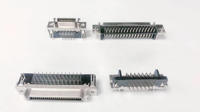 接插件 连接器 SCSI 100P DB型 弯 90度 高密插座 焊板母座 SCSI
