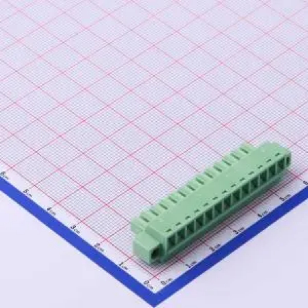 WJ15EDGKM-3.81-13P 插拔接线端子3.81mm带耳朵1X13P螺丝法兰固定