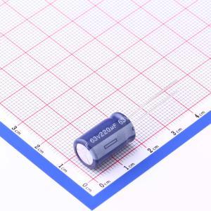 ERS1JM221G16OT直插铝电解电容220uF ±20% 63V封装插件D10xL16mm