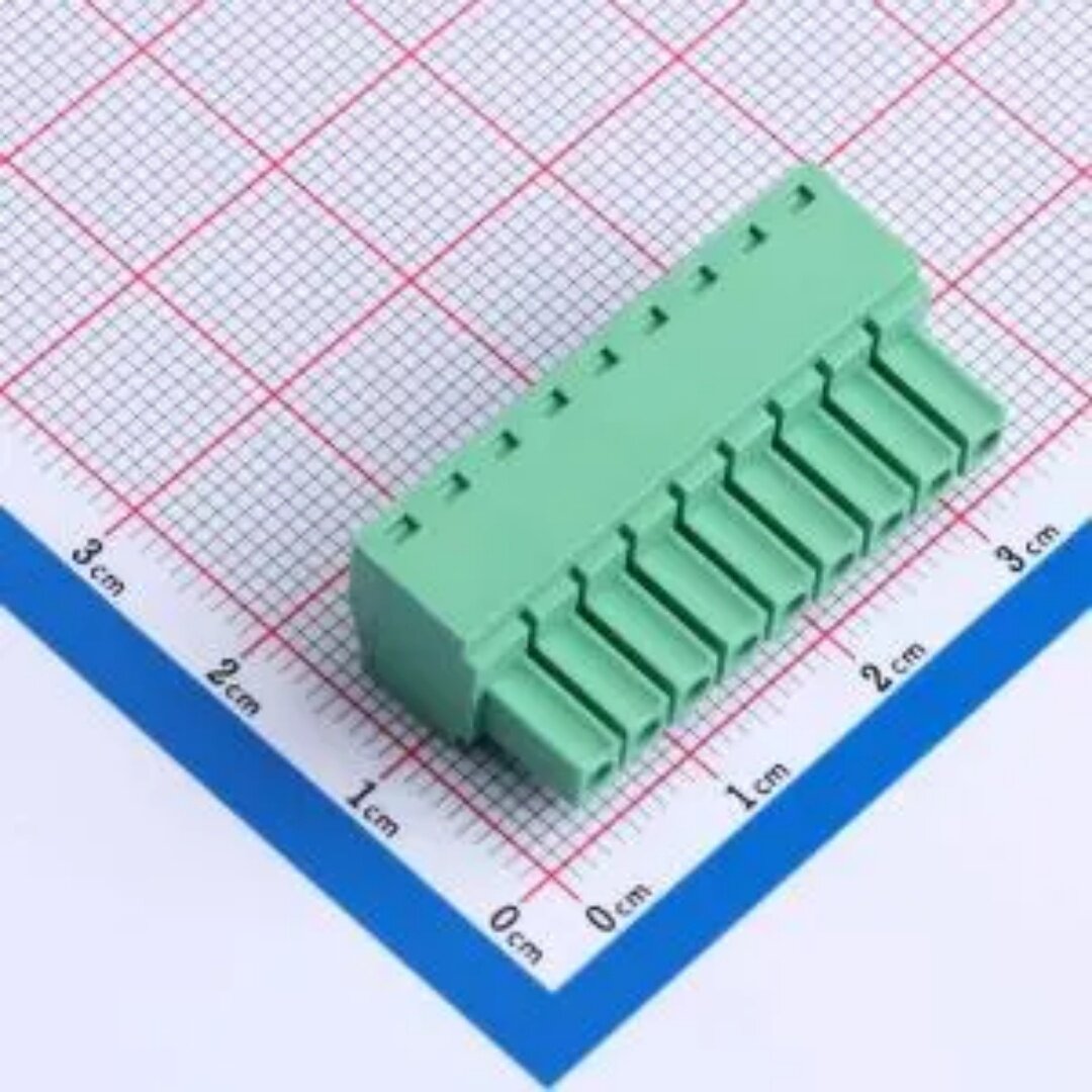 WJ15EDGK-3.5-9P 插拔式接线端子 3.5mm 1x9P 排数:1 每排P数: 9 - 实物图