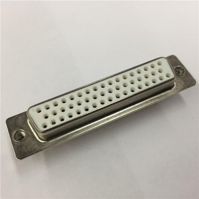 环保镀金D-SUB连接器DP-50P镀金无螺丝铆钉直插180度焊板母头现货