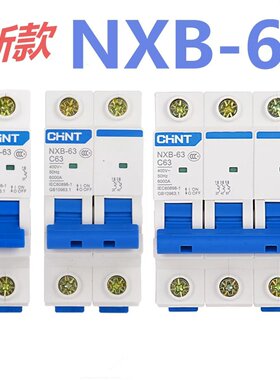 正泰昆仑系列NXB-63 1P2P3P4P1A3A6A10A32A63A等DZ47升级小型断路