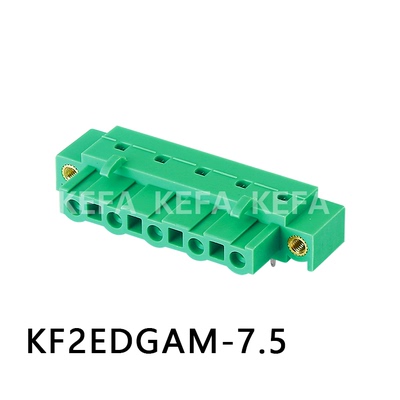 科发 KF2EDGAM-7.5 带耳 间距7.5MM 2P--12PIN 插拔式PCB接线端子