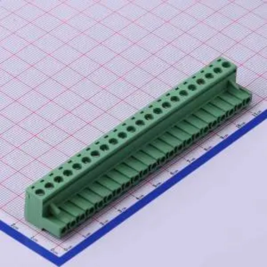 WJ2EDGK-5.08-22P 插拔式 5.08mm接线端子螺钉固定1x22P每排P数22