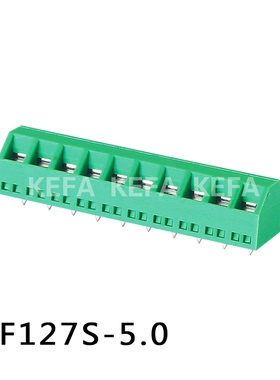 螺钉式PCB接线端子 KF127S-5.0/5.08 间距5.0/5.08MM 极数2P/3P