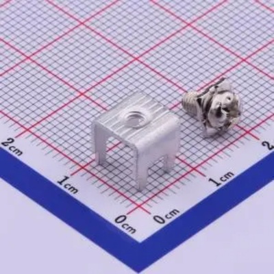 PCB焊接端子 T34001 四脚 M3 二件套  封装 插件 包装 1000个/袋