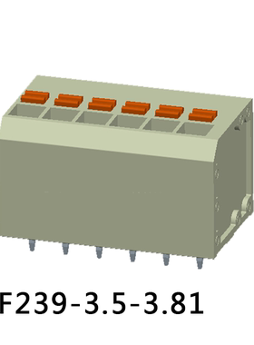 科发电子工厂直销 弹簧式PCB端子 KF239-3.5 3.81