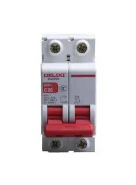 DELIXI(德力西) DZ47V2C20 小型断路器 DZ47v C型 2P 20A