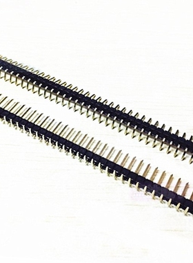 排针2.54MM间距 1X40P 单弯排针 1*40P 小孔弯针 全铜普通/镀金