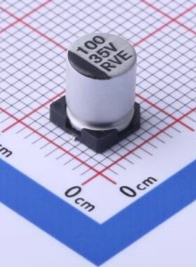 RVE100UF35V67RV0072铝电解电容100uF±20%35V封装SMDD6.3xL7.7mm