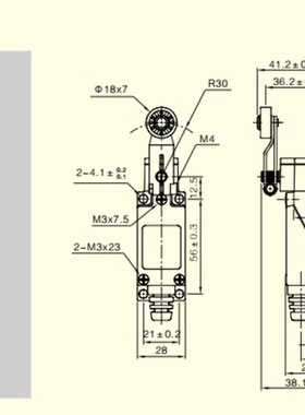 LTZ-8104 ONPOW红波行程开关限位开关[ME/8104][AZ-8104]