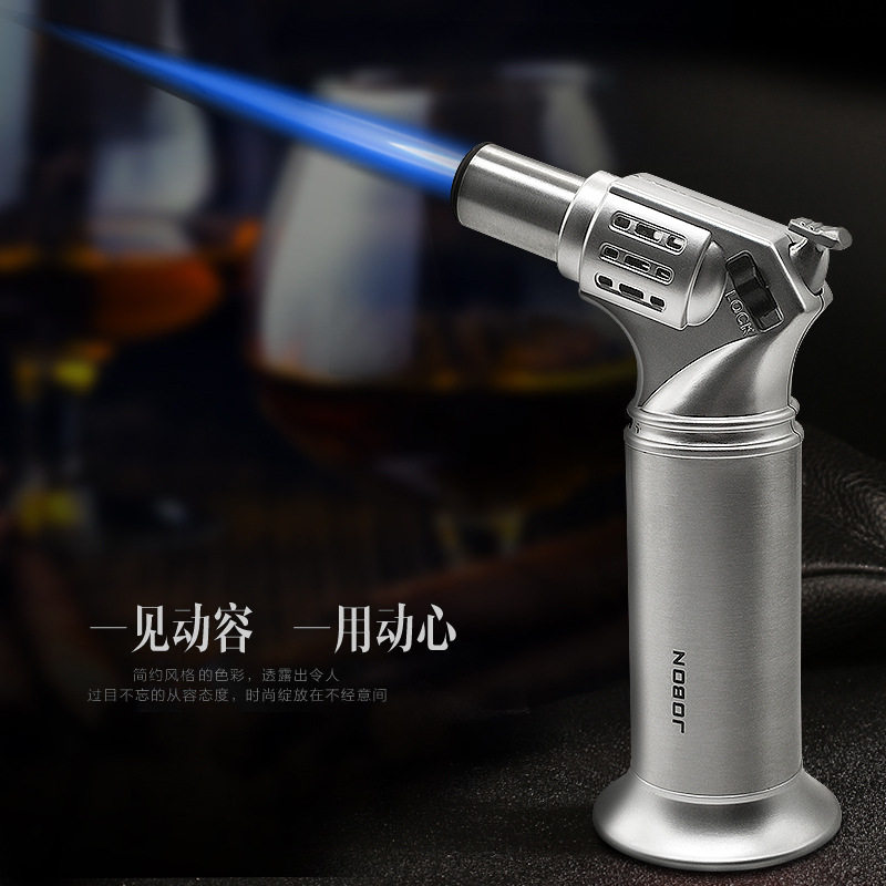 点艾灸防风打火机焊枪蚊香点火器电子个性充气喷火枪耐用雪茄喷枪