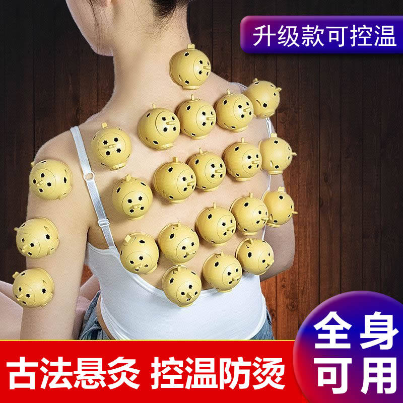 艾灸壶随身灸家用艾灸盒中医艾灸器具灸盒熏蒸艾灸罐家用肩颈后背