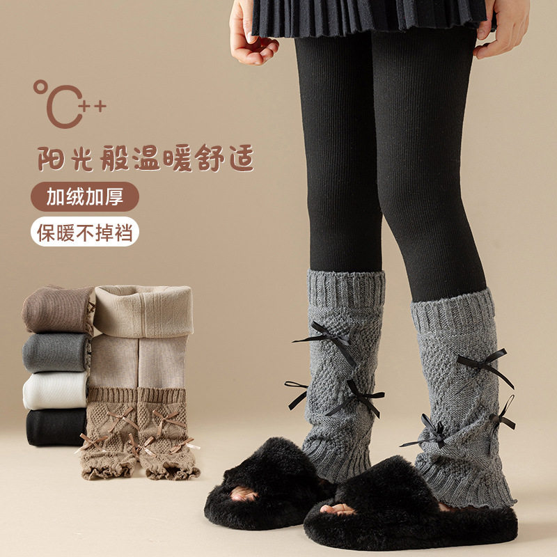 儿童连裤袜秋冬季加厚女童堆堆袜套打底裤韩版女孩宝宝加绒打底袜,童装/婴儿装/亲子装,打底裤,淘宝优惠券,粉丝福利购,淘宝优惠卷