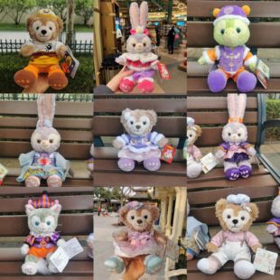 2024年特卖中秋达菲熊雪莉玫朱迪星黛露玲娜贝儿挂件钥匙扣公仔