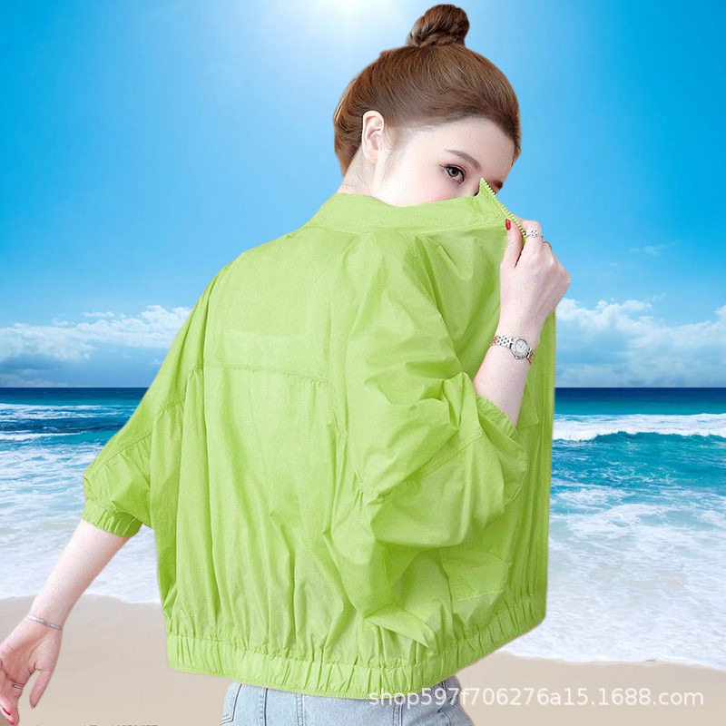 2025新款防晒衣女春夏季薄款洋气小个子宽松短款外套女士休闲