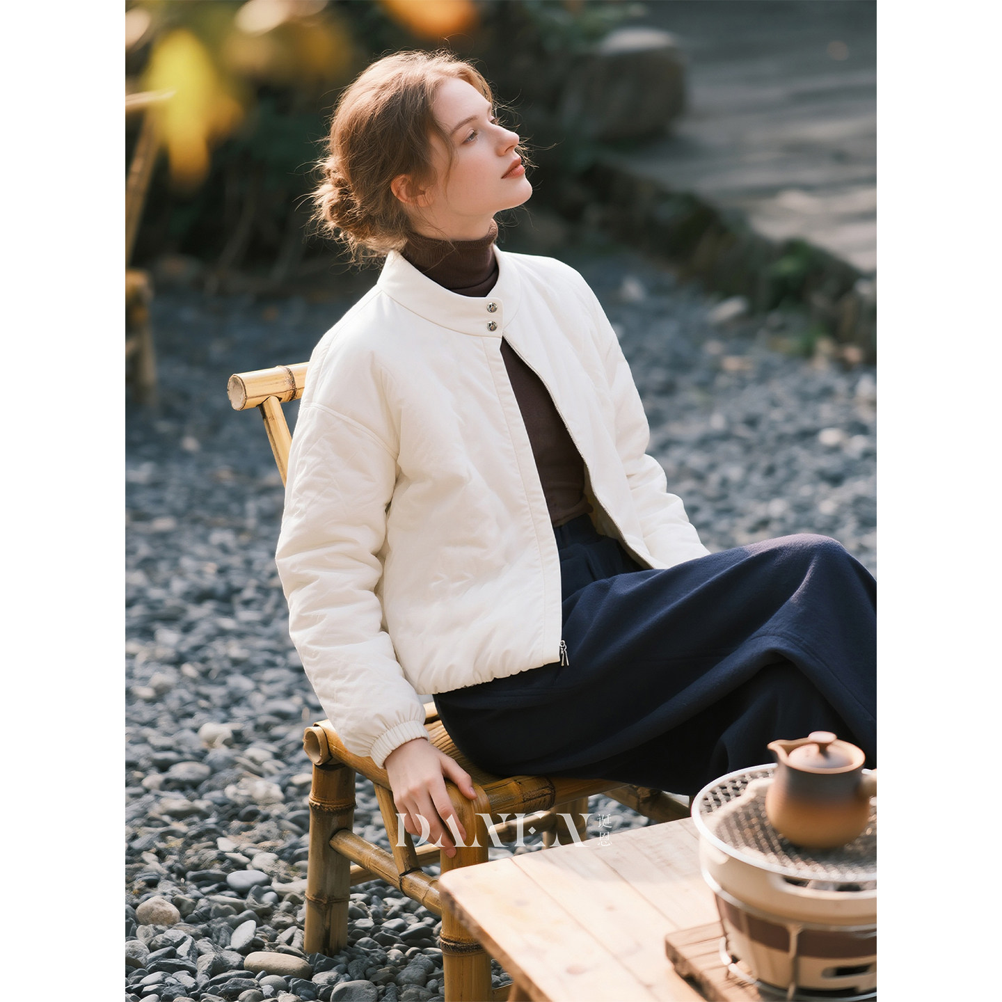 白色立领长袖棉服女2026年秋冬新款设计感小众小个子短款保暖外套,女装/女士精品,棉衣/棉服,淘宝优惠券,粉丝福利购,淘宝优惠卷