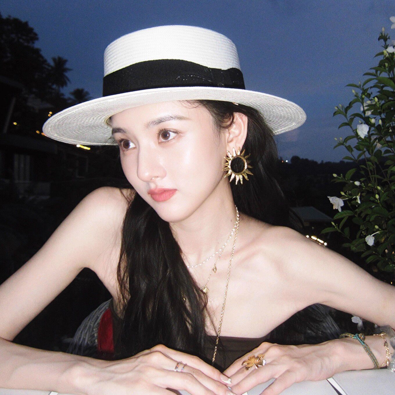 宋祖儿同款金色太阳花耳环高级感独特绝美夸张气质度假风耳饰品女