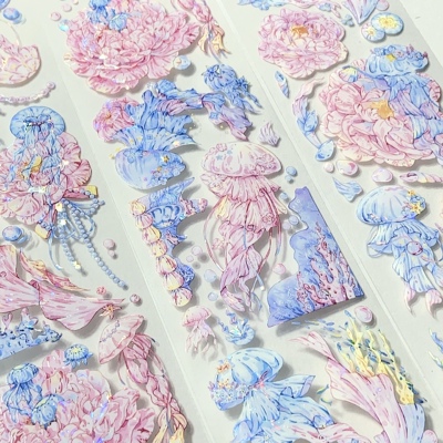 琉璃之梦手帐pet胶带分装素材