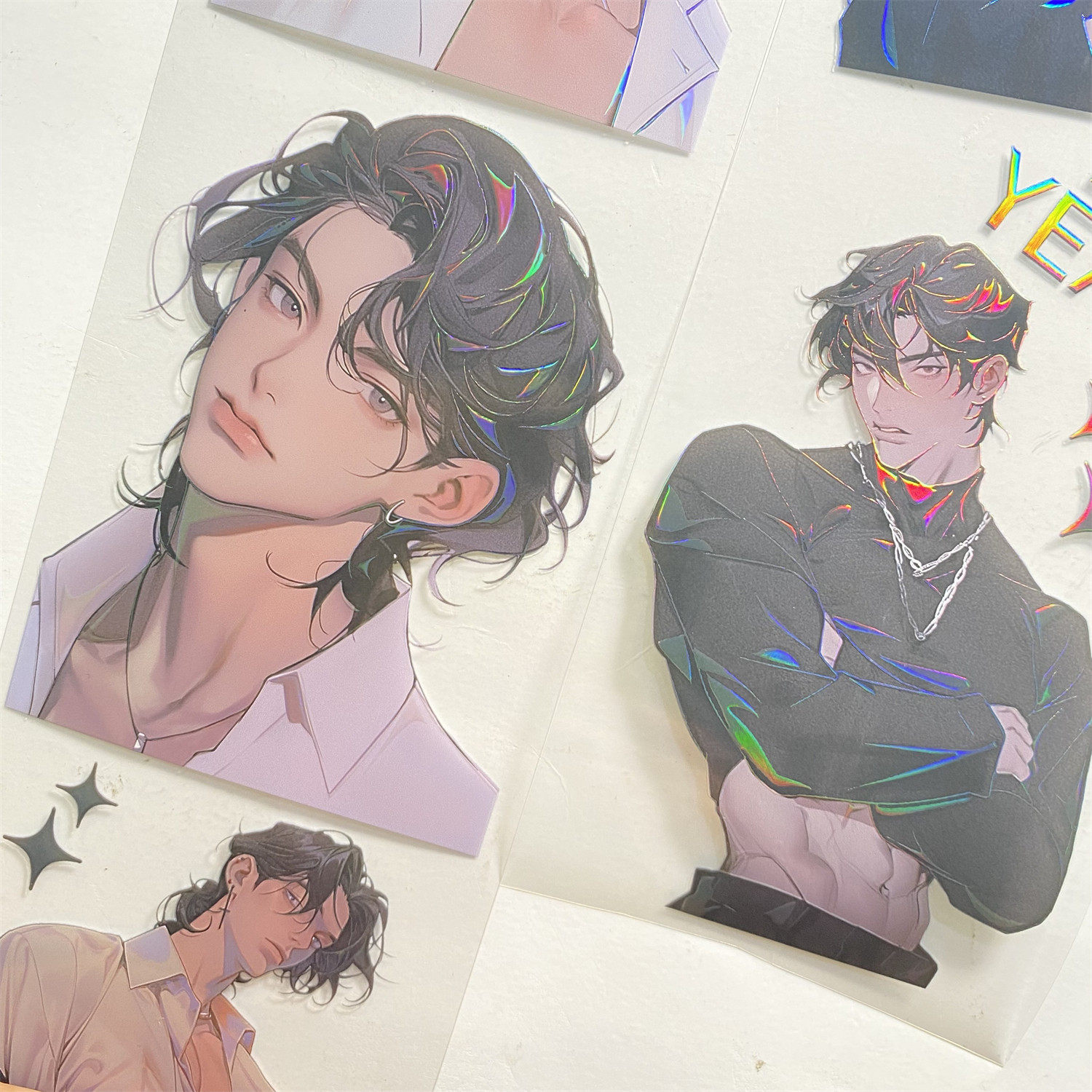 拂晓.手帐pet胶带人物帅气男生咕卡立体流麻手账和纸贴纸分装素材,文具电教/文化用品/商务用品,和纸胶带,淘宝优惠券,粉丝福利购,淘宝优惠卷