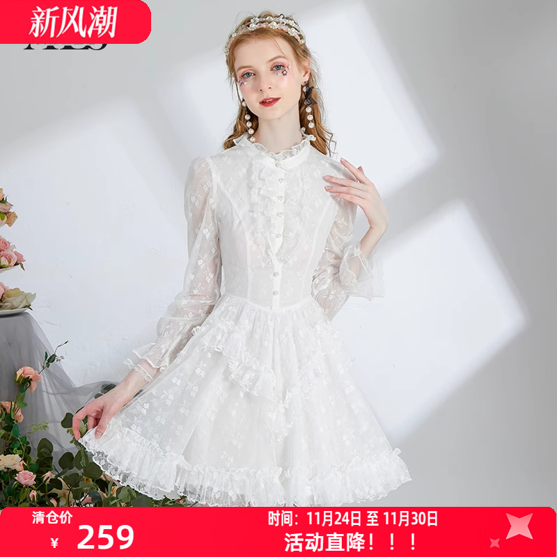 艾丽丝童话通勤连衣裙