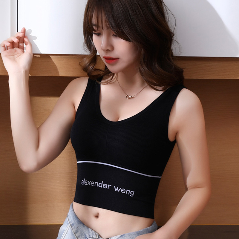 吊带背心女美背无钢圈