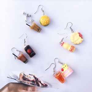 少女耳环蛋糕无耳洞耳夹