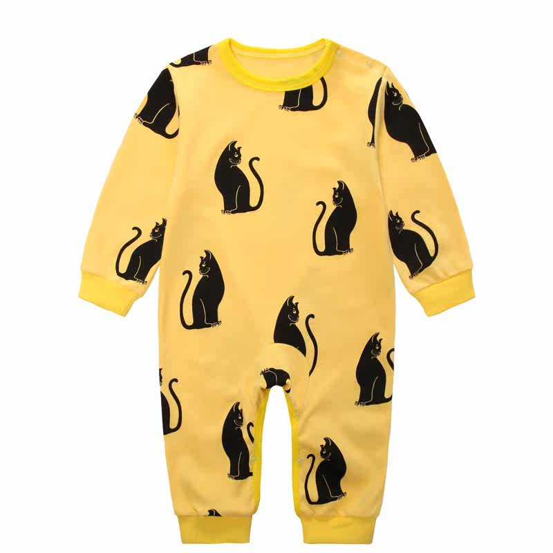 Male baby one-piece garment pure cotton Newborn Romper 0-3-6 Spring and summer baby Long sleeve Climbing clothes 1-2 Year-old Autumnin the Children/Baby/Family fitted , Jumpsuit/Climbing clothes/Romper  category - from Buy2taobao.com to provide professional Taobao agent buy service
