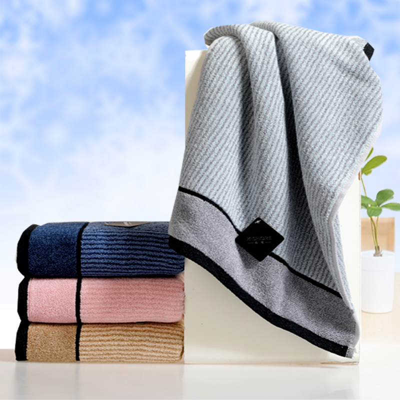 A类金号35s精梳棉毛巾经典大气