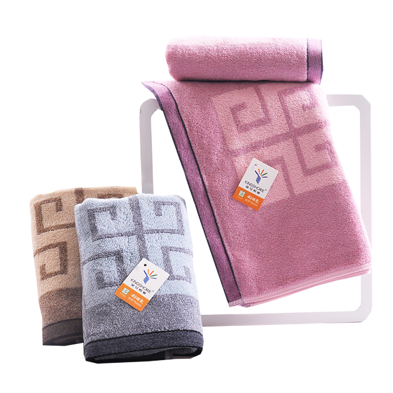 金号纯棉毛巾全棉加厚成人洗脸巾花式线提缎柔软吸水不掉色情侣款